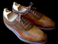 Chaussures Salvatore Ferragamo + patine