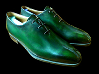 Berluti, patine vert chasse qu'en nuances