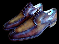 Chaussures italiennes... franchement je ne me souviens plus de la marque... patine en 7 tons...