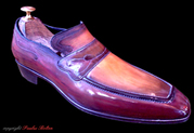 Paulus Bolten collection art-shoes Baroque: archi elegant, avec une patine en plateau jaune et marrons