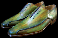 chaussures montage Blake, ultra fin, tout cuir; creation disponible chez Paulus Bolten, sur commande seulement